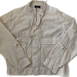Zara Men's Off-White Lightweight Jacket
